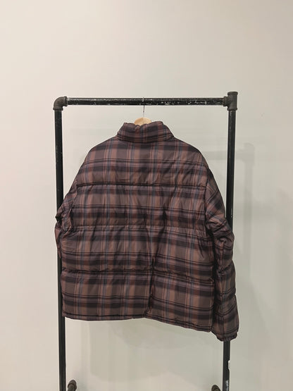 WOOD Plaid puffer jacket