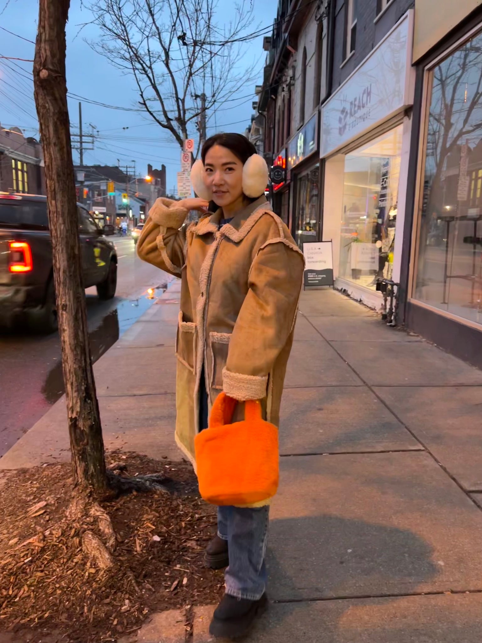 BARB Faux shearling coat