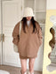 JUNO Padded shirt jacket